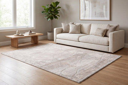 Lazer 12676 Light Grey rug – room scene