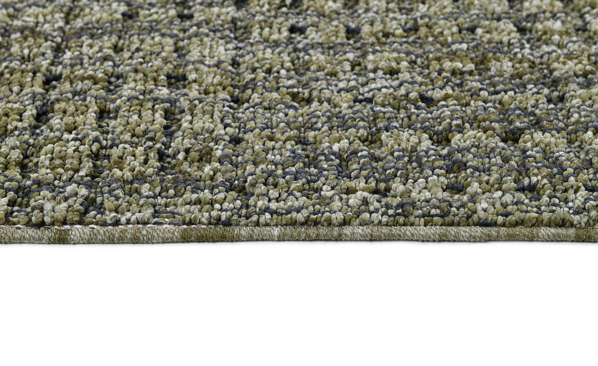 Leon 13611 Dark Green rug – pile detail
