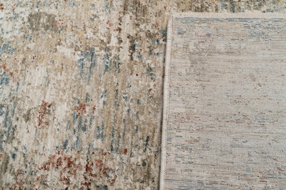 Luminous 17602 Cream/Multi rug – corner detail