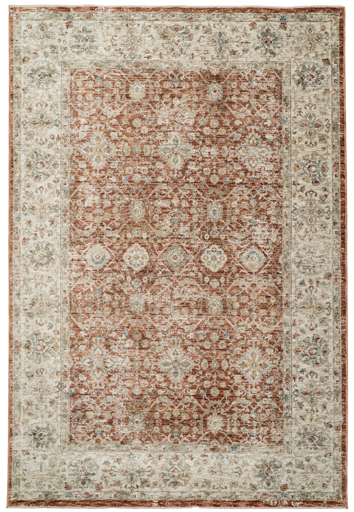 Luminous 17603 Rust/Cream rug