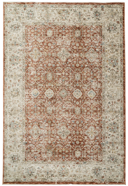 Luminous 17603 Rust/Cream rug
