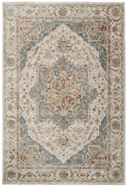 Luminous 17606 Cream/Beige/Navy rug
