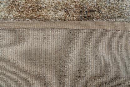 Mehari 23120 Ivory/Rust/Multi rug – corner detail