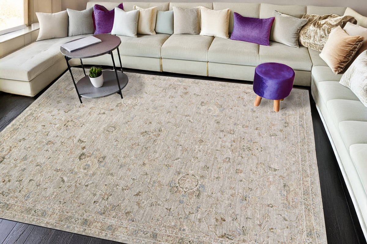 Milano 12502 Grey/Light Grey/Beige rug – room scene