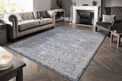 Octo 6907 Navy/Ivory rug – room scene