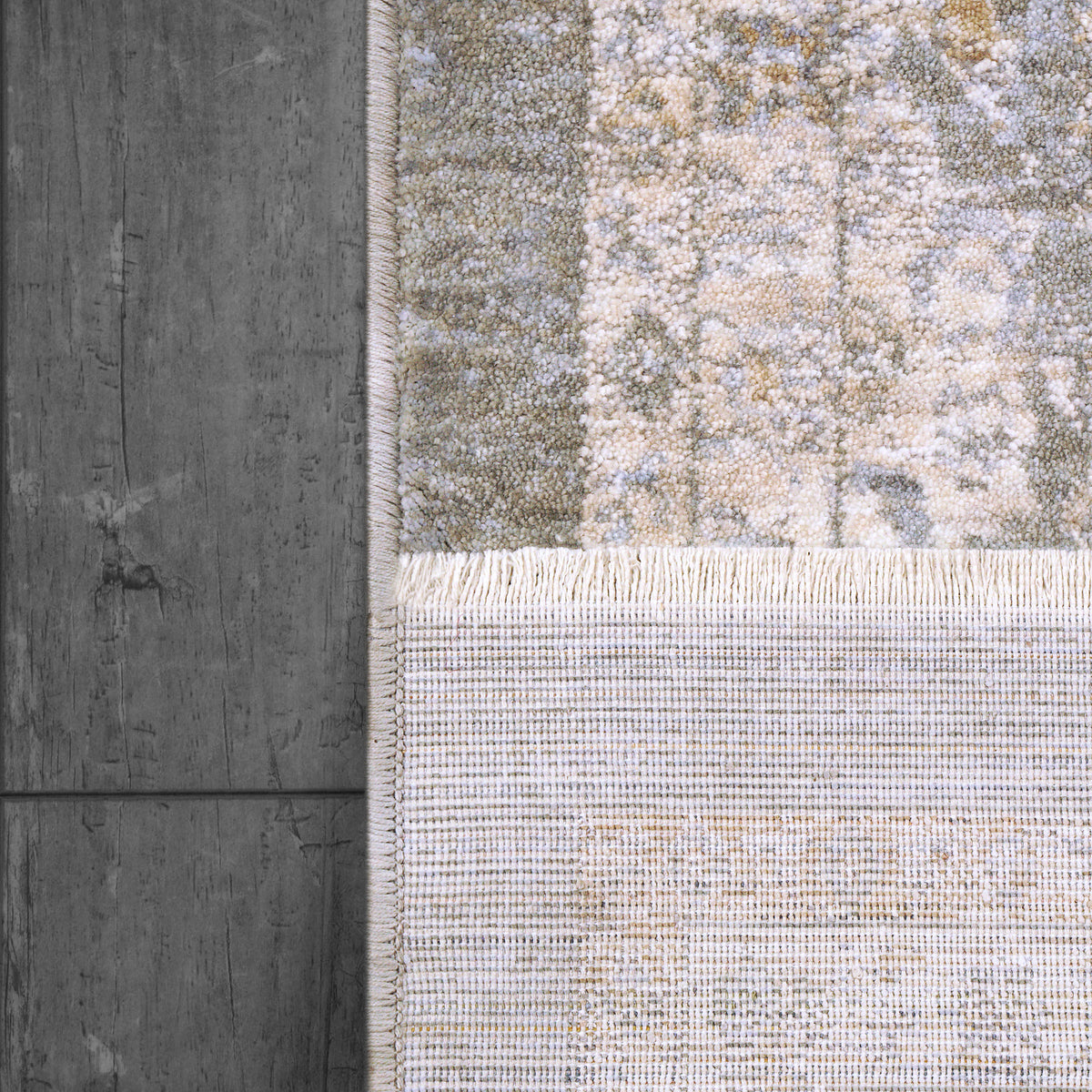 Octo 6907 Grey/Beige rug – corner detail