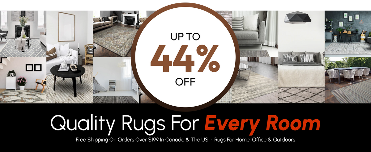 Up to 44% off rugs – quality rugs for every room. Free shipping on orders over $199 in Canada & the US.
