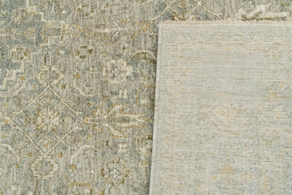 Pacific 15942 Grey/Ivory rug – corner detail