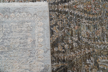 Pandora 17641 Brown/Beige/White rug – corner detail