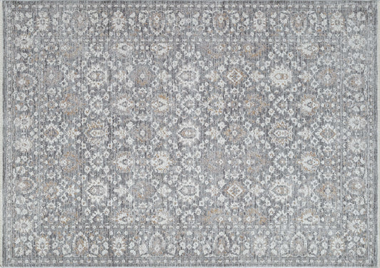 Patara 10566 Dark Grey/Silver rug-My Rug World
