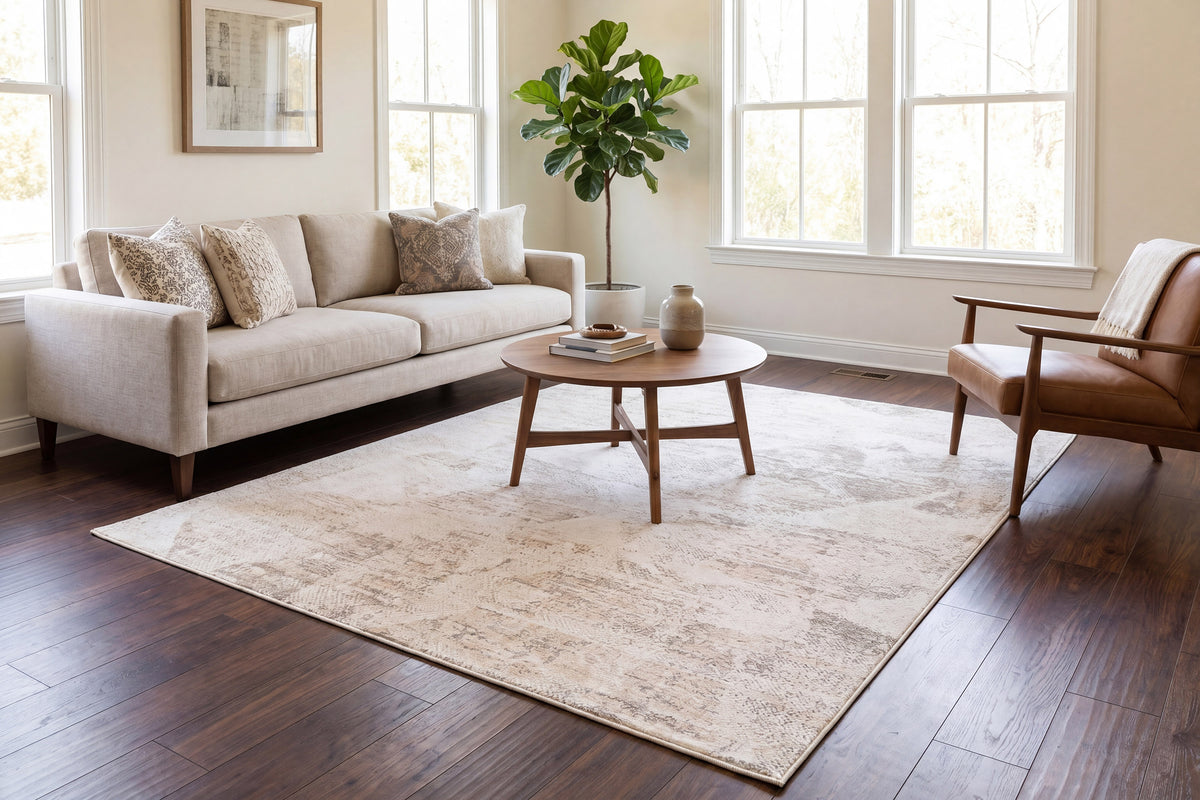 Penta 6324 Grey rug – room scene
