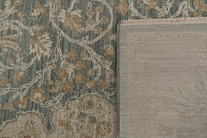 Solace 17920 Beige/Blue rug – corner detail