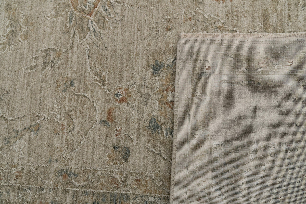 Solace 17921 Beige/Cream/Grey rug – corner detail