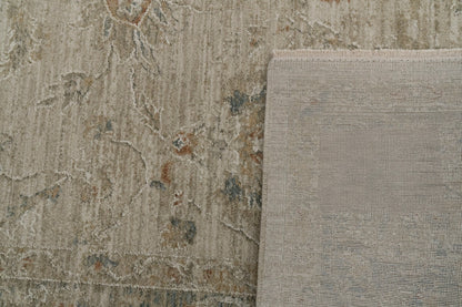 Solace 17921 Beige/Cream/Grey rug – corner detail
