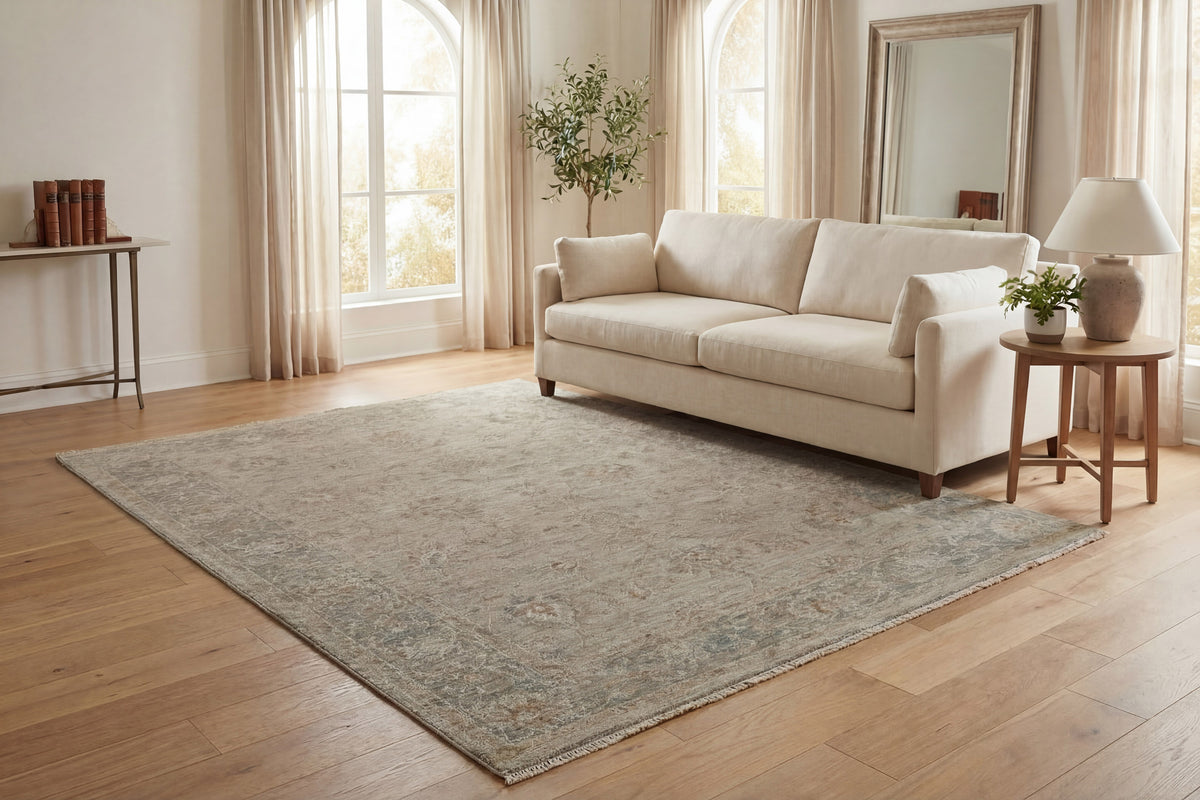 Solace 17921 Beige/Cream/Grey rug – room scene