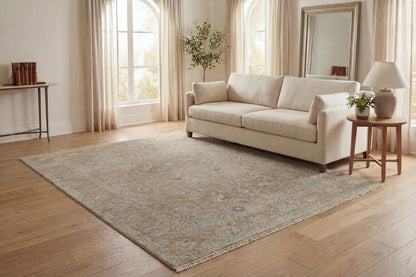 Solace 17922 Cream/Grey/Rust rug – room scene