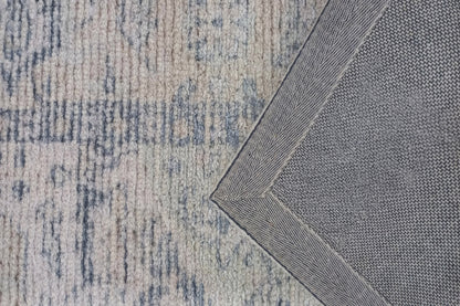 Stefano 15701 Beige/Navy rug – corner detail