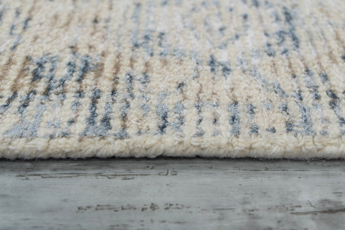 Stefano 15701 Beige/Navy rug – pile detail