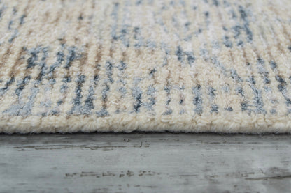 Stefano 15701 Beige/Navy rug – pile detail