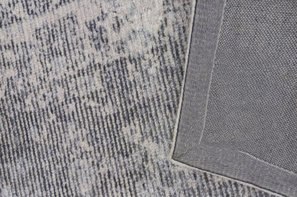 Stefano 15703 Ivory/Grey rug – corner detail