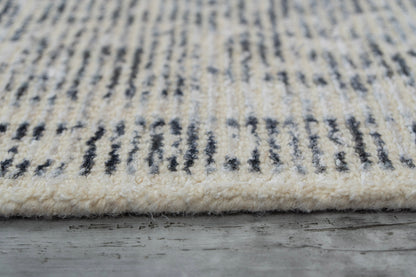 Stefano 15703 Ivory/Grey rug – pile detail
