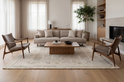 Teak 12800 Ivory rug – room scene