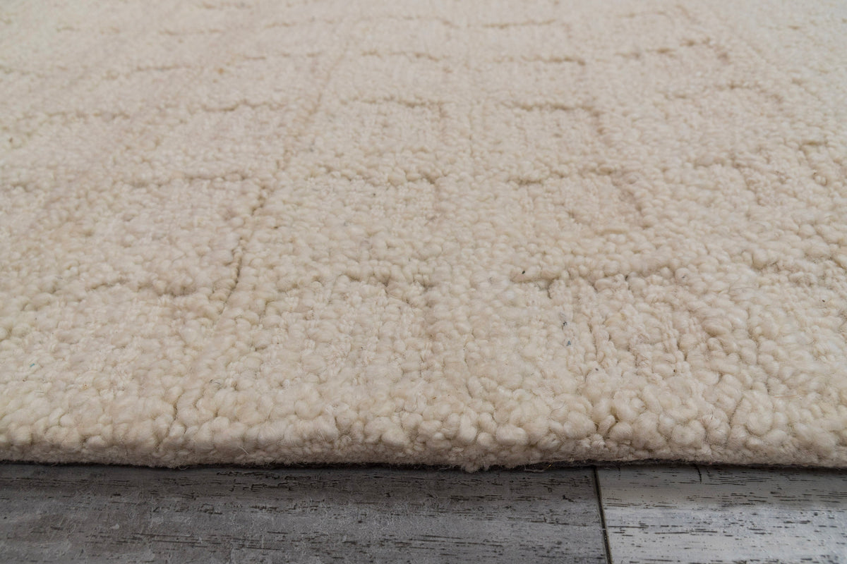 Teak 12801 Ivory rug – pile detail