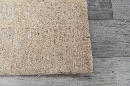Teak 12801 Cream rug – corner detail