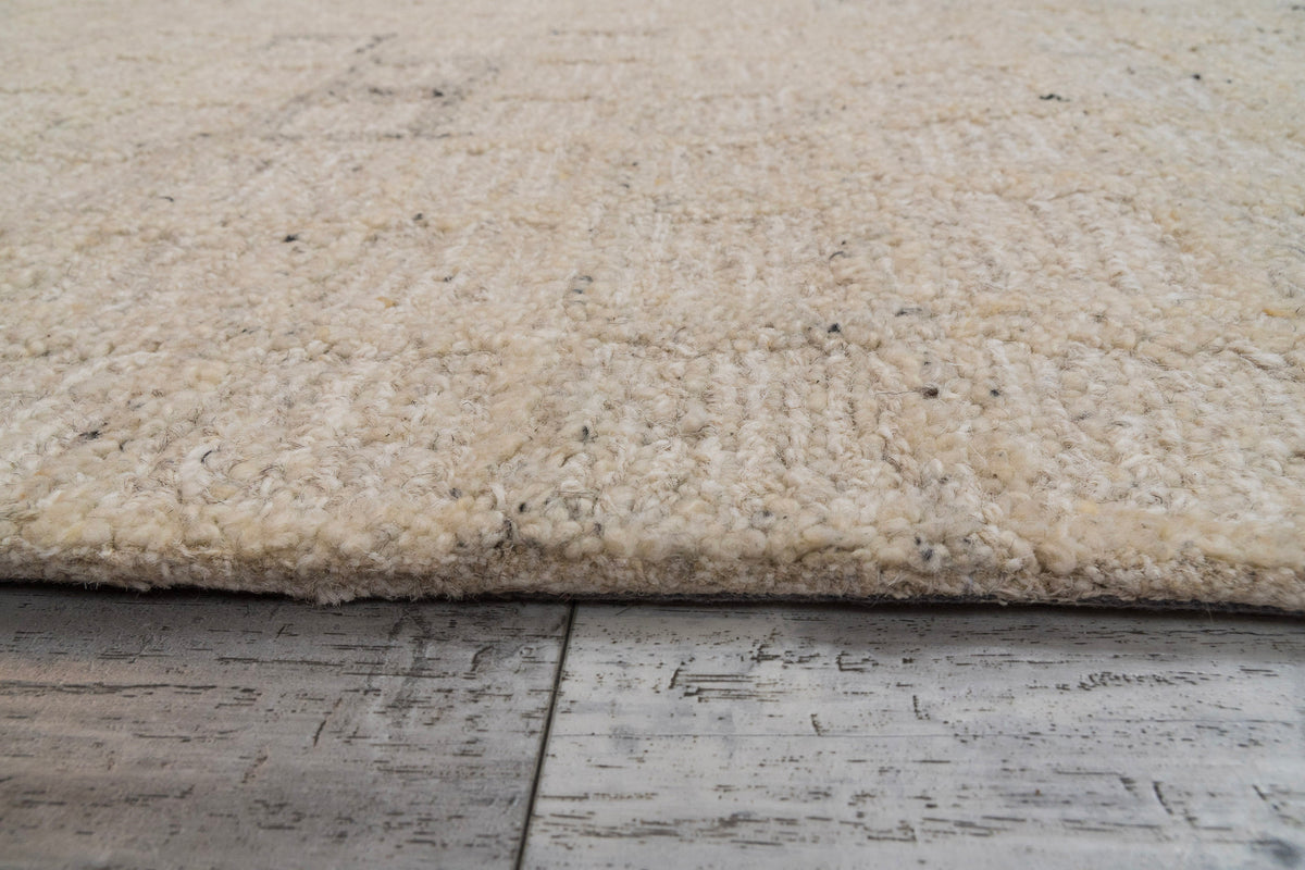 Teak 12801 Cream rug – pile detail