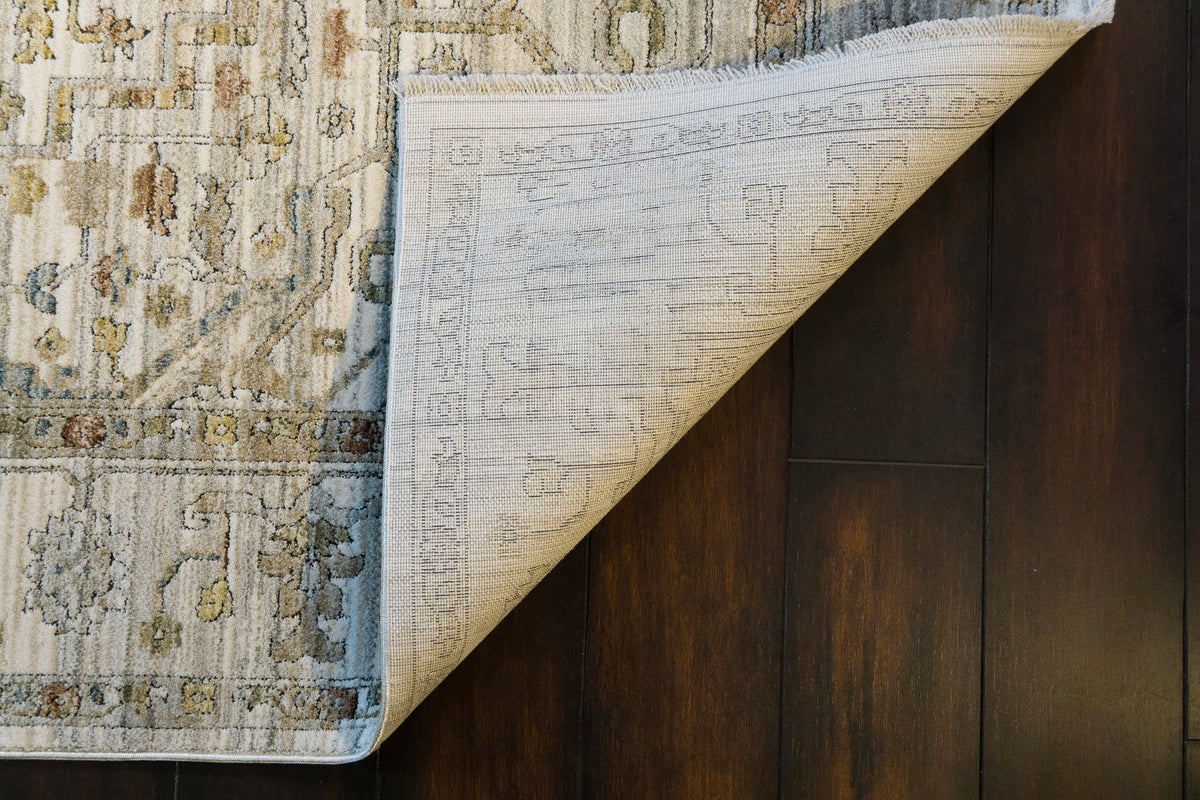 Trevi 13250 Grey/Cream rug – corner detail