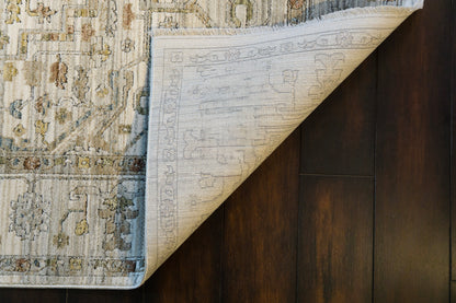 Trevi 13250 Grey/Cream rug – corner detail