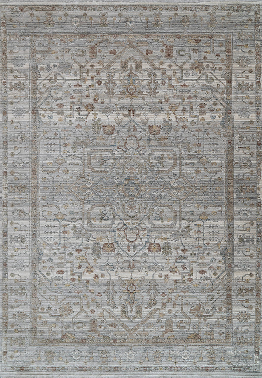 Trevi 13250 Grey/Cream rug-My Rug World