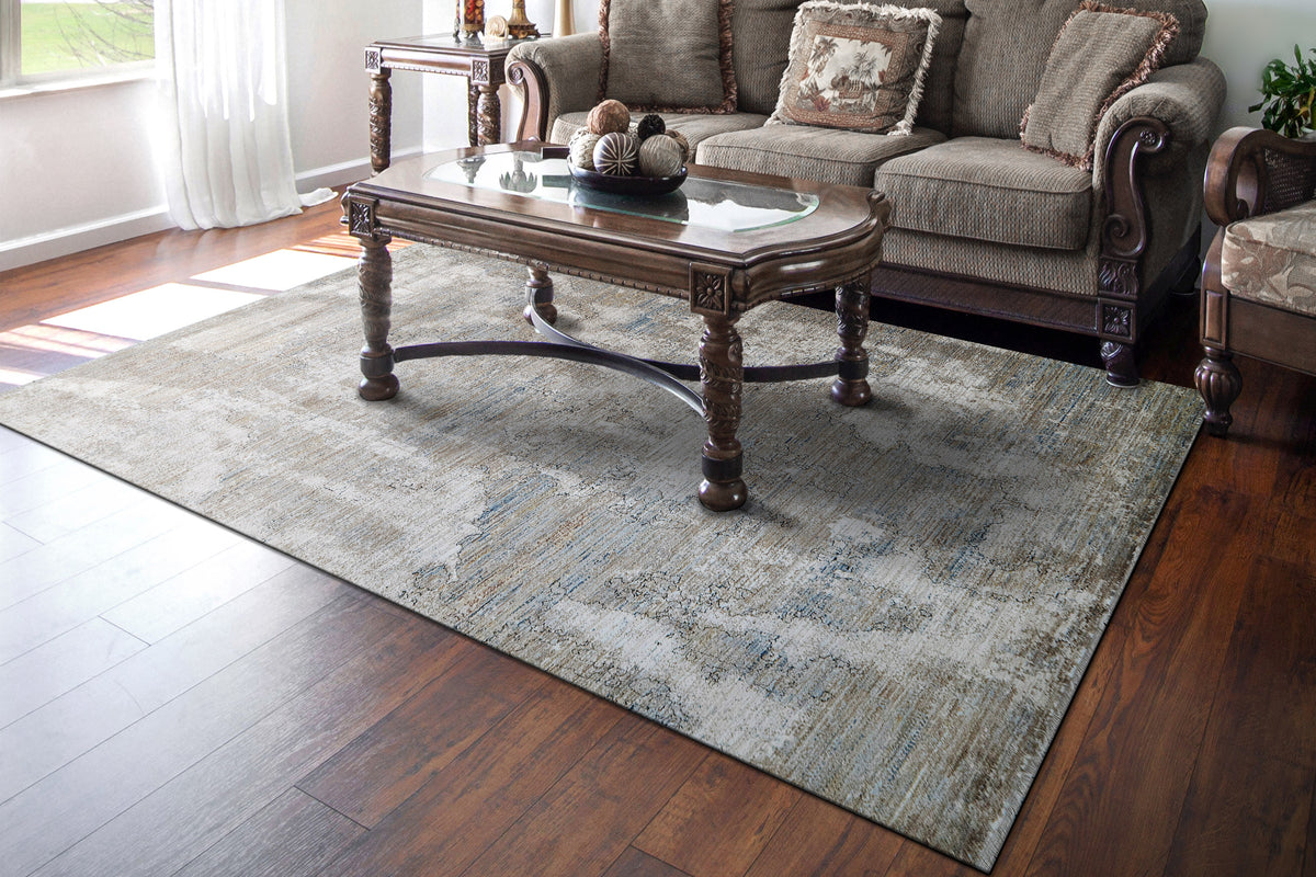 Trevi 13253 Cream/Beige/Grey rug – room scene