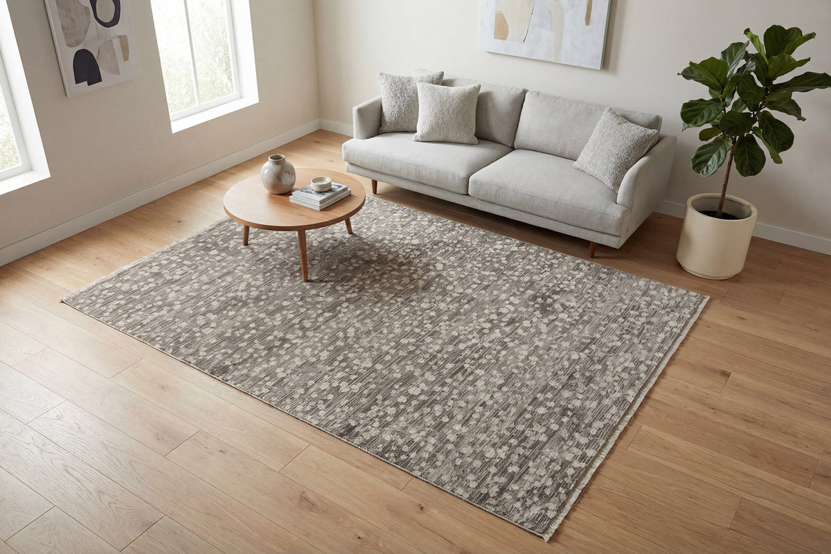 Valeria 10522 Brown/Grey/Ivory rug – room scene