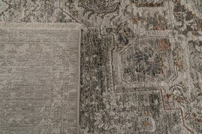 Valeria 10524 Ivory/Beige/Multi rug – corner detail
