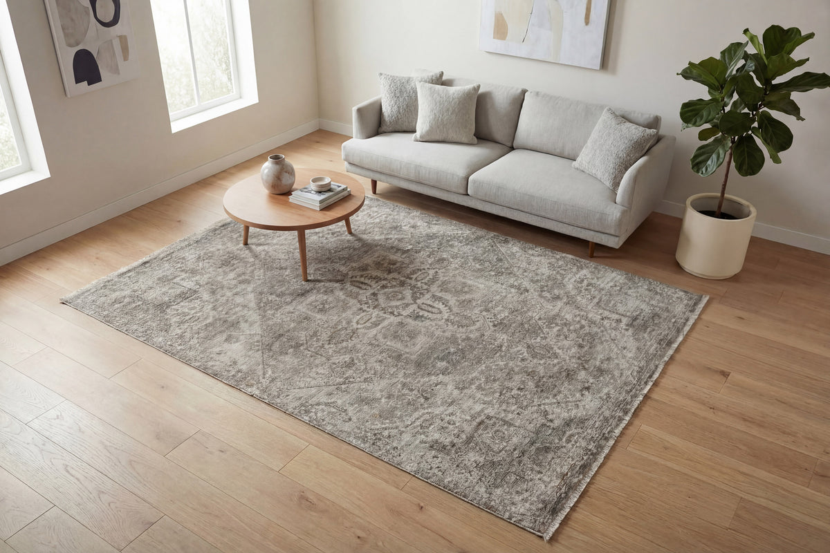 Valeria 10524 Ivory/Beige/Multi rug – room scene