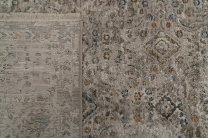 Valeria 10525 Ivory/Beige/Multi rug – corner detail