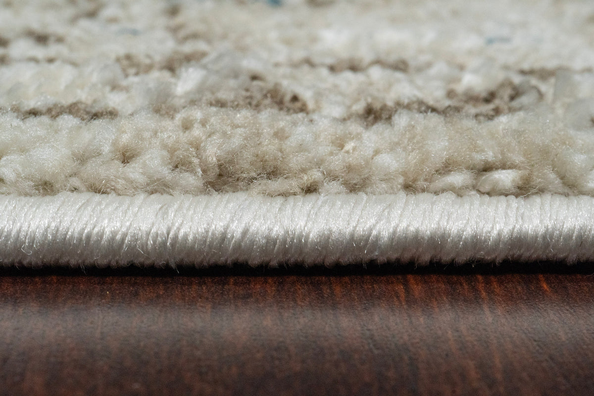 Venedik 17770 Cream/Blue rug – pile detail