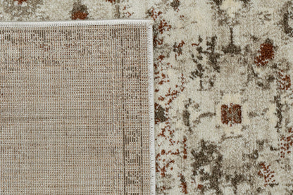 Venedik 17770 Cream/Terra rug – corner detail