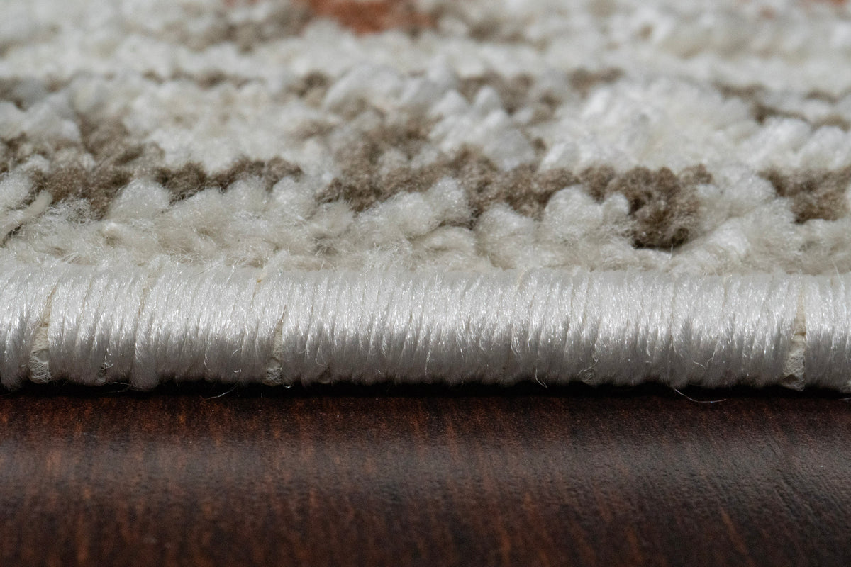 Venedik 17770 Cream/Terra rug – pile detail