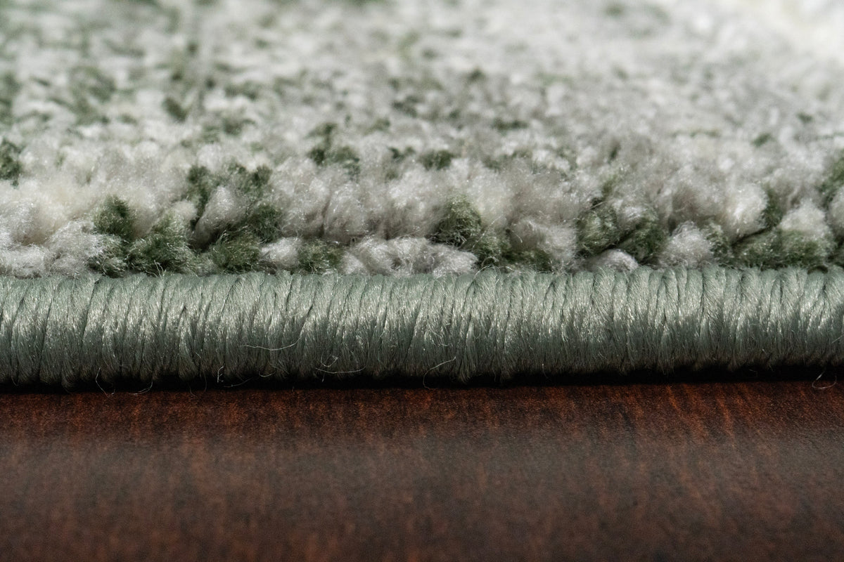 Venedik 17774 Green/Grey rug – pile detail