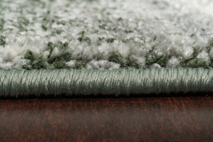 Venedik 17774 Green/Grey rug – pile detail