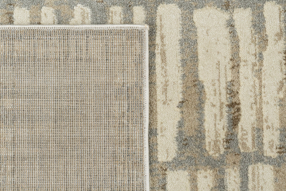 Venedik 17775 Cream/Grey rug – corner detail