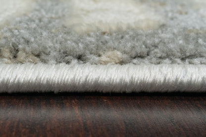 Venedik 17775 Cream/Grey rug – pile detail