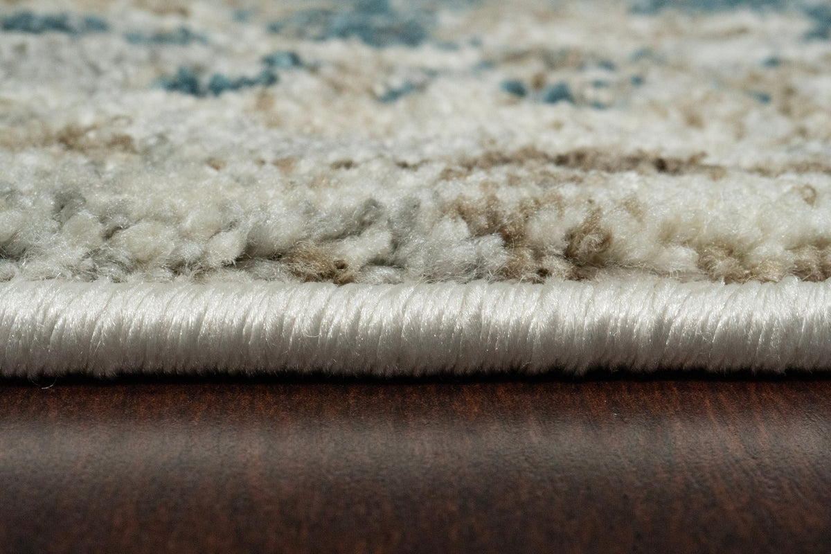 Venedik 17778 Cream/Navy/Beige rug – pile detail