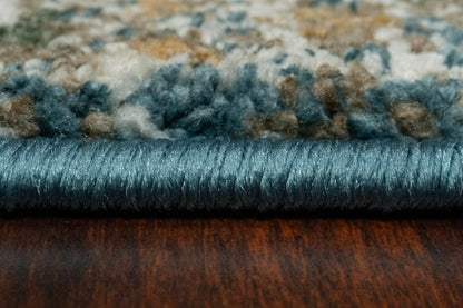 Venedik 17781 Blue/Multi rug – pile detail