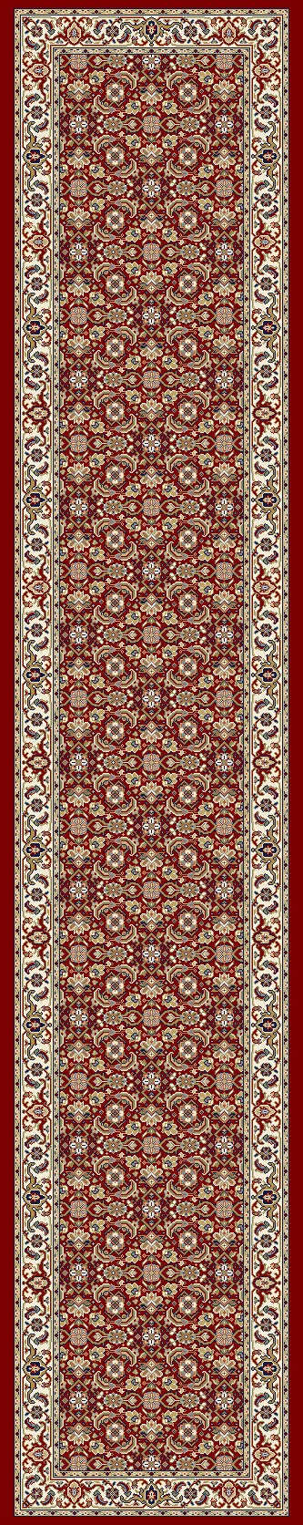 Ancient Garden 57011 Finished Runner Red/Ivory