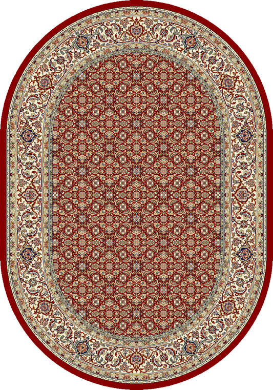 Ancient Garden 57011 Oval Red/Ivory