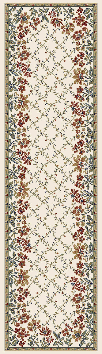 Ancient Garden 57084 Finished Runner Ivory